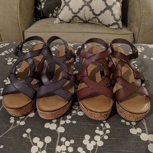 2 pairs of Bass sandals